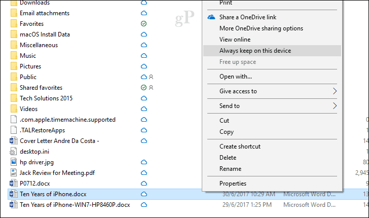Kā iespējot un izmantot OneDrive failus pēc pieprasījuma operētājsistēmā Windows 10