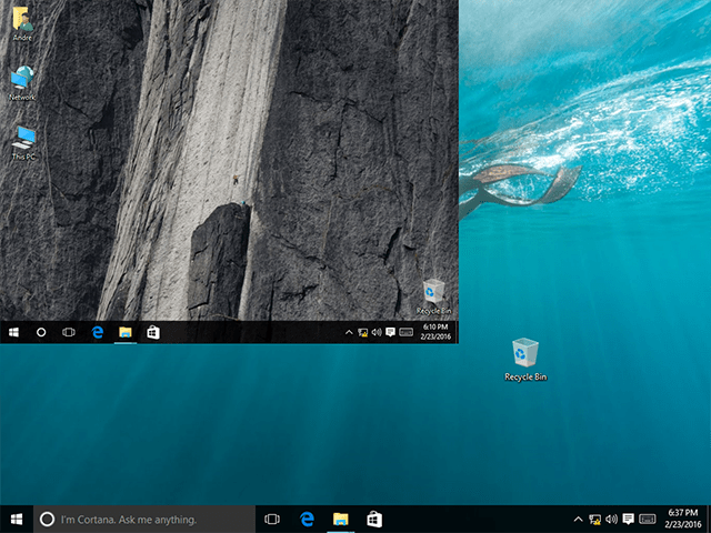 Apturiet Windows 10 darbvirsmas ikonu atrašanās vietas maiņu pēc ekrāna atsvaidzināšanas