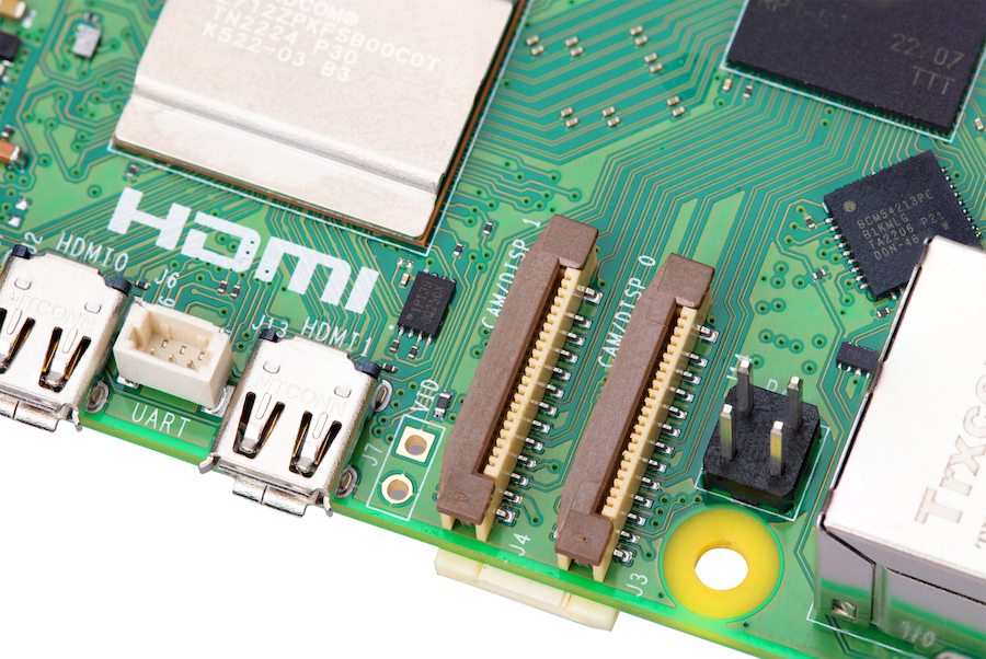 Raspberry Pi 5 Mini-HDMI porti