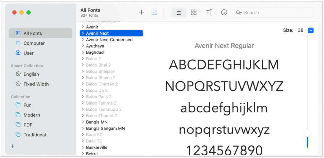 Kā pievienot jaunus fontus Mac datorā