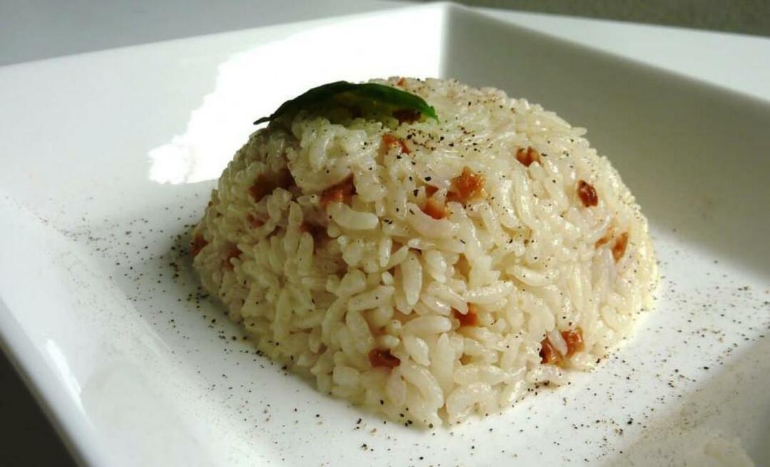 Kā pagatavot vienkāršāko sviesta rīsu plovu? Sviesta rīsu recepte, kas smaržo kā garšīgi