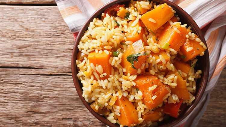 Kā pagatavot rīsu ķirbju ēdienu? Vienkāršākā ķirbju ēdienu recepte
