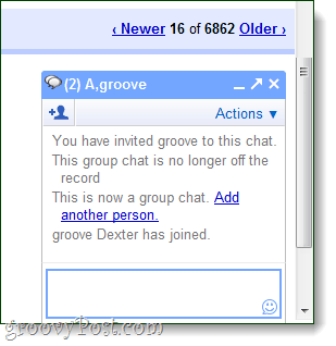 grupas tērzēšana gmail logā