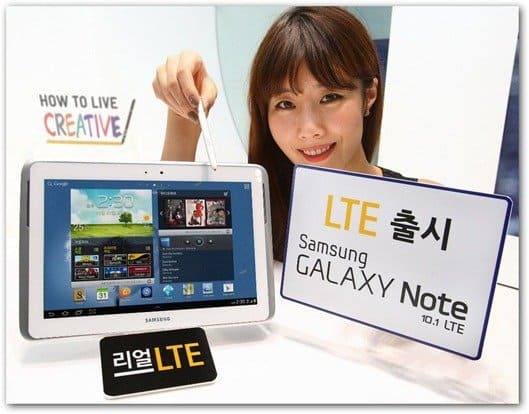 Samsung Galaxy Note 10.1 iegūst LTE versiju, tikai Korejā