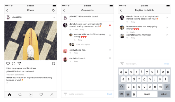 Nākamo nedēļu laikā Instagram izlaidīs komentārus par iOS un Android.