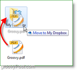 Dropbox ekrānuzņēmums - velciet un nometiet failus, lai tos dublētu tiešsaistē