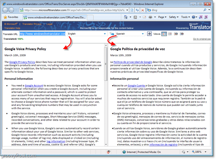 Kā tulkot tekstu Microsoft Office 2010 dokumentos