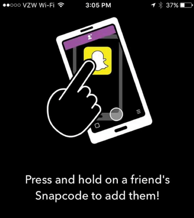 snapchat pievienot pēc snapcode