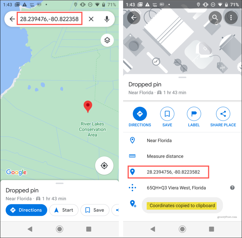 Android nolaidusi piespraudi pakalpojumā Google Maps