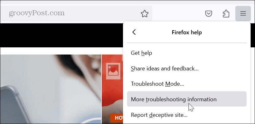 vairāk problēmu novēršanas Firefox