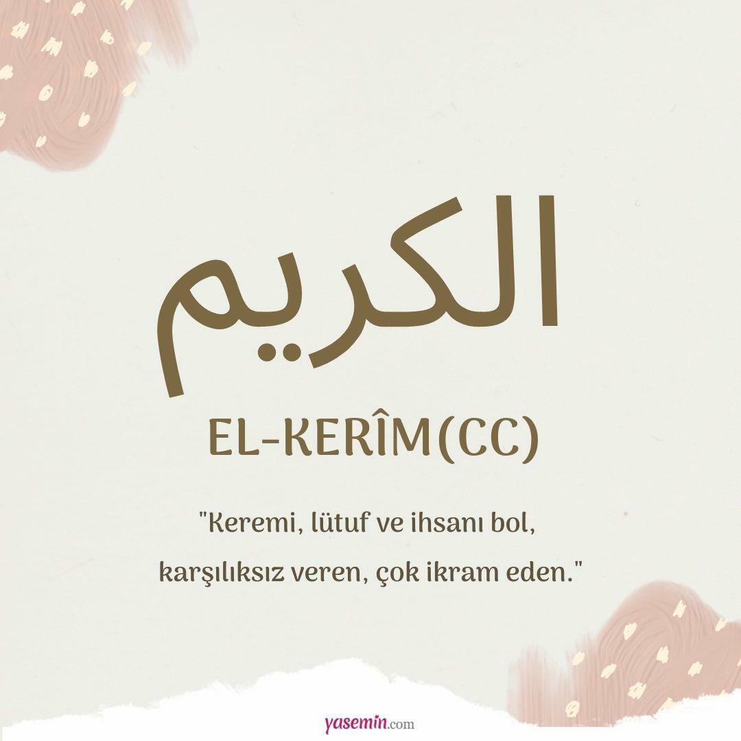 al-Karim vārds
