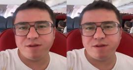 Ibrahim Büyükak smagie brīži lidmašīnā! Pārsteigts par notikušo