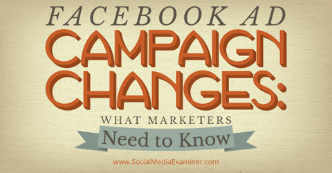 mainās facebook reklāmas kampaņa