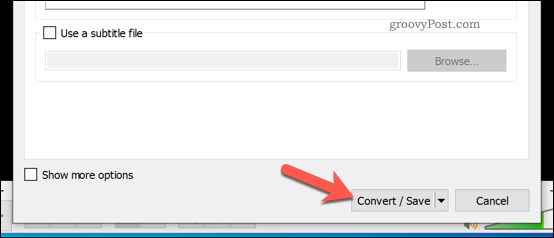 Video faila konvertēšana VLC sistēmā Windows
