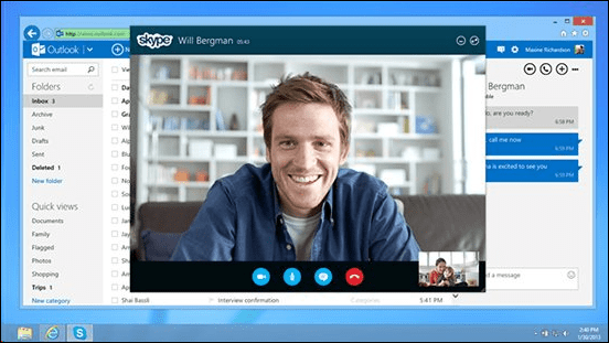 Skype tagad ir pieejams caur Outlook.com e-pastu