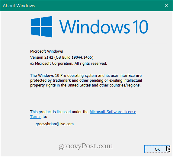 Windows 10 versija_bloķējiet Windows 11 jaunināšanu
