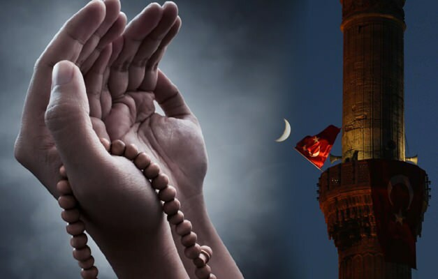 Lūgšana uz lūgšanu arābu un turku valodā