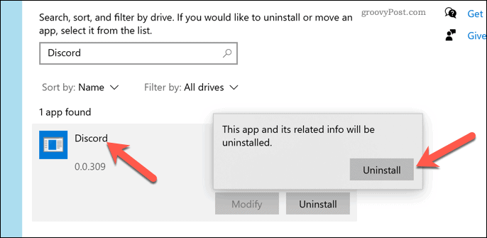 Nesaskaņu noņemšana no Windows 10