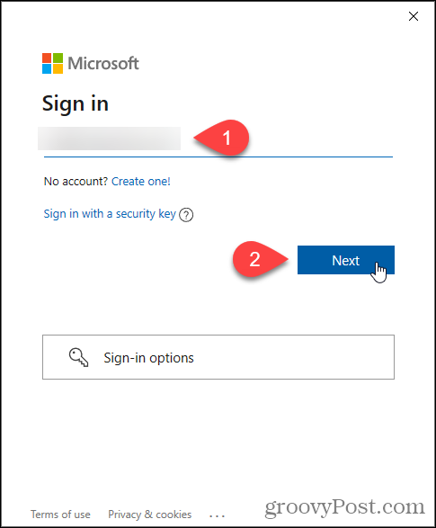 Ievadiet Microsoft e-pastu programmai Windows Insider