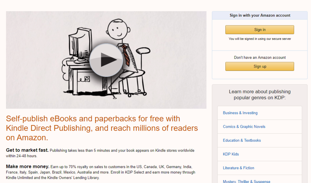 Iesācēja rokasgrāmata pašpublicēšanai vietnē Amazon Kindle