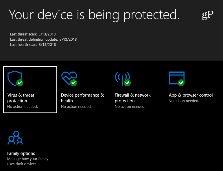 Windows Defender drošība Windows 10
