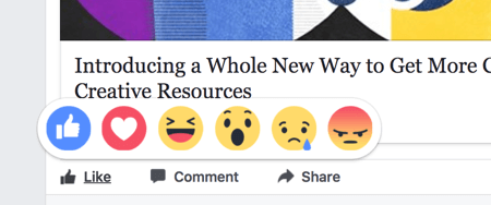 Facebook reakcijas ietekmē jūsu satura vērtējumu nedaudz vairāk nekā patīk.