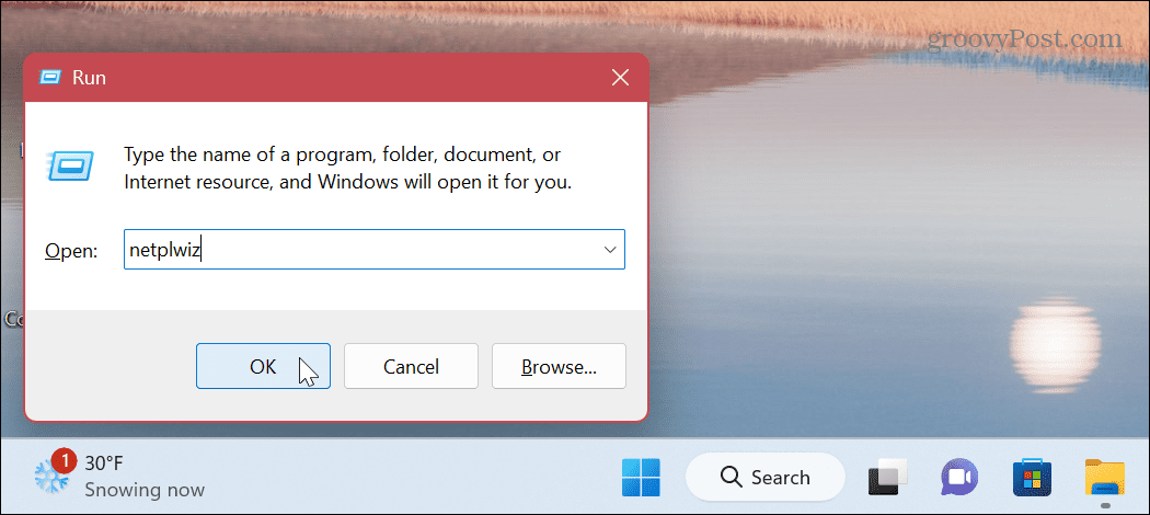 Lietotāja konta dzēšana operētājsistēmā Windows 11