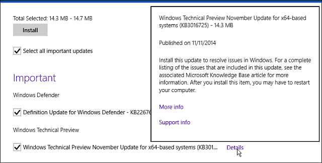 Windows atjaunināšanas novembris