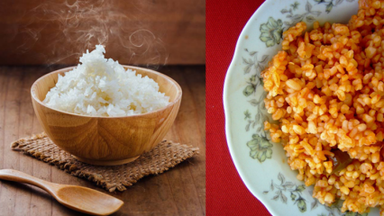 Bulgur vai rīsi liek svara pieaugumam? Kādas ir bulgur un rīsu priekšrocības? Ēdot rīsus ...