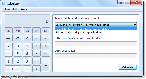 Windows 7 jaunais kalkulators viegli konvertē vienības