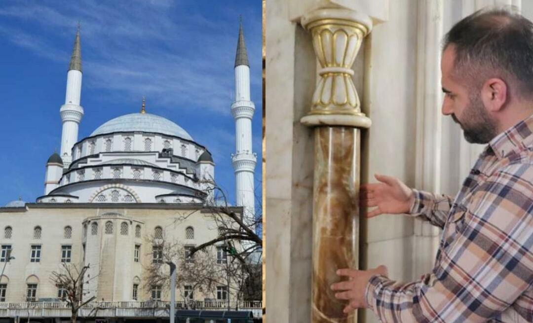 Izzet Pasha mošeju Elazigā neskāra 3 zemestrīces, pateicoties tās līdzsvara kolonnām!