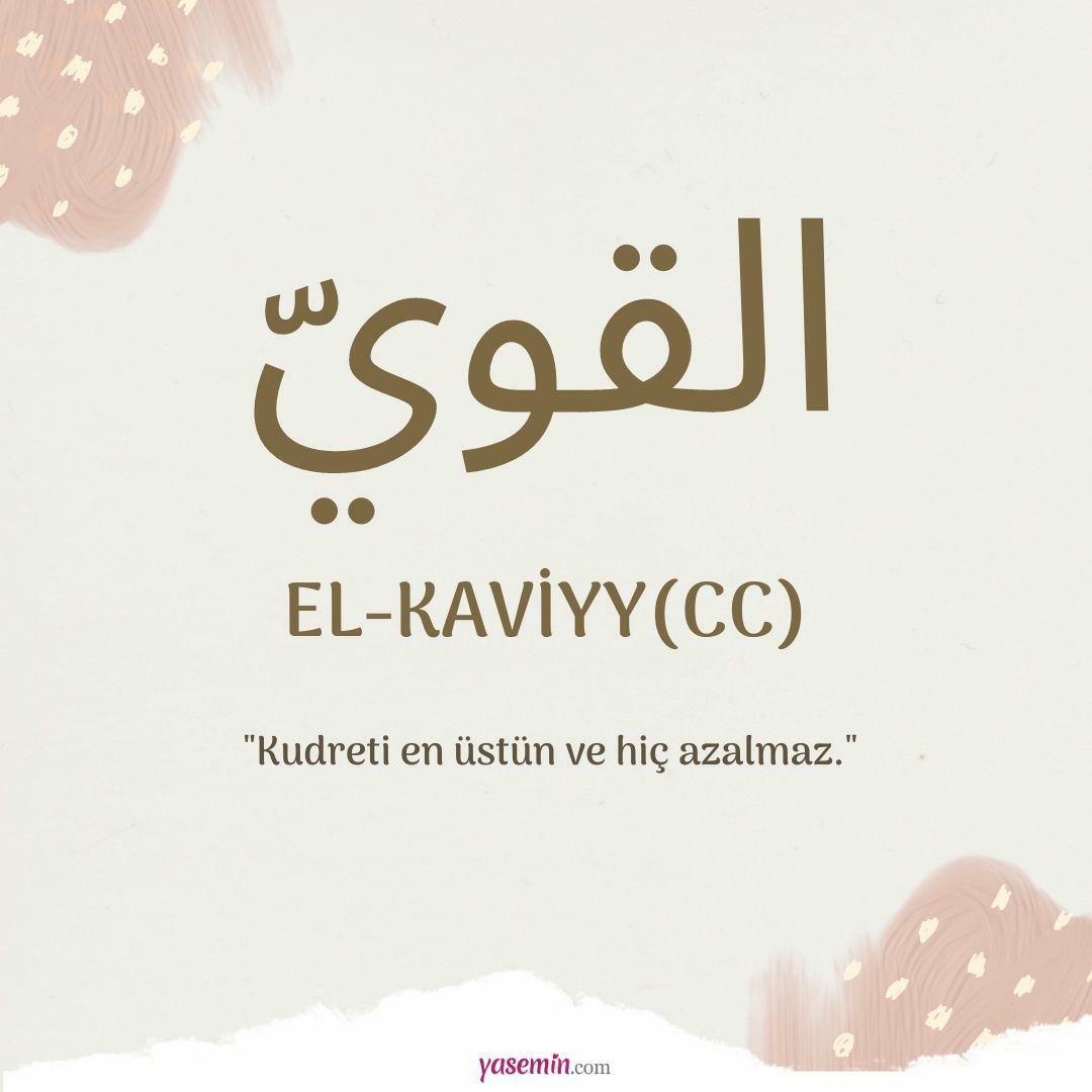 Ko nozīmē al-Kaviyy (cc)?