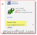 Google Picasa ielūguma e-pasts:: groovyPost.com