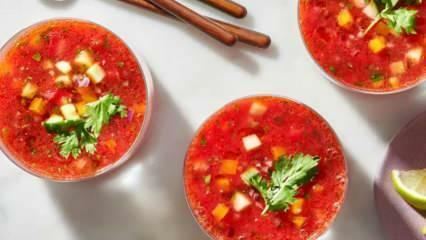 Kā pagatavot pārsteidzošu arbūzu zupu? Arbūzu zupas recepte