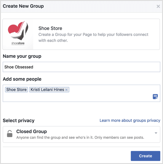 Facebook izveidot grupu ar lapu