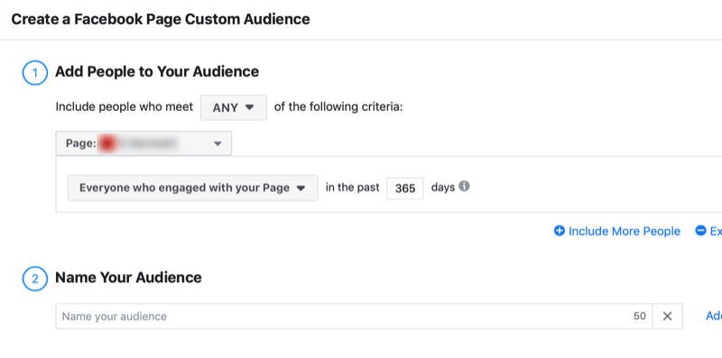 izveidot Facebook lapas piesaisti pielāgotu auditoriju