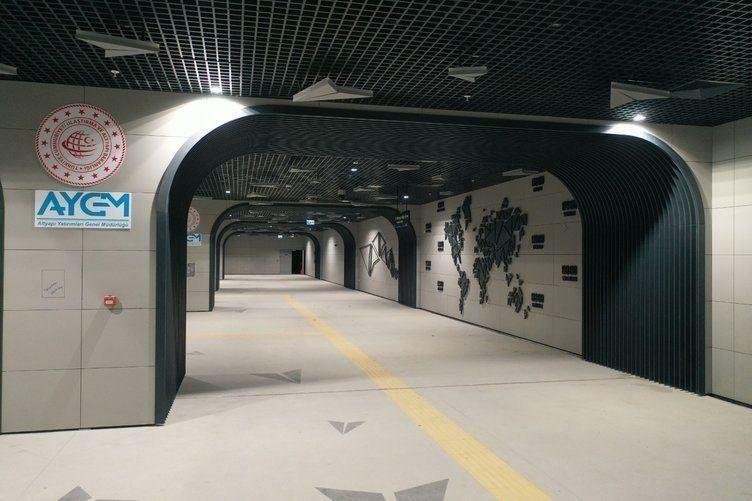 Ainas no metro līnijas Kagithane-Stambul Airport