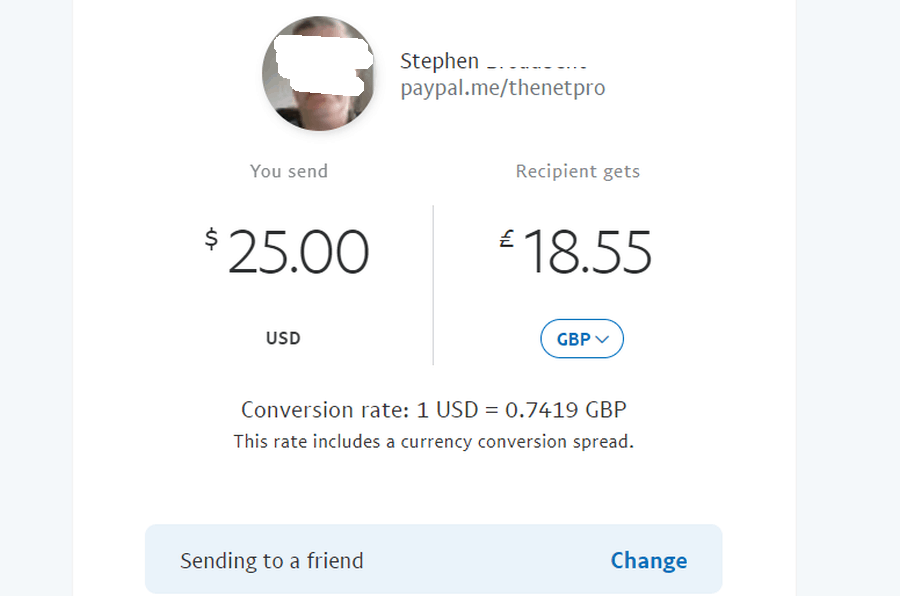veicot PayPal maksājumu