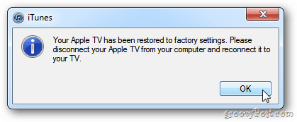 Apple TV atjaunināšana ir pabeigta