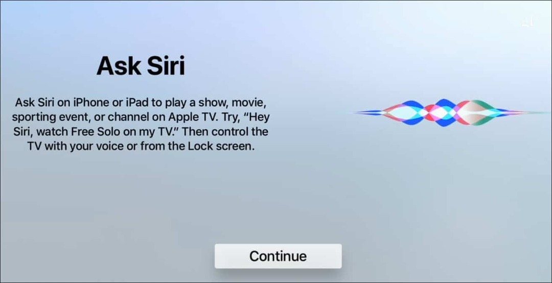 Vaicājiet Siri Apple TV