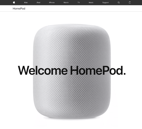 Apple prezentē jaunu HomePod skaļruni, kuru kontrolē, izmantojot dabisku balss mijiedarbību ar Siri.