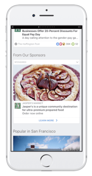 Facebook paplašina tūlītējo rakstu reklamēšanas iespējas.