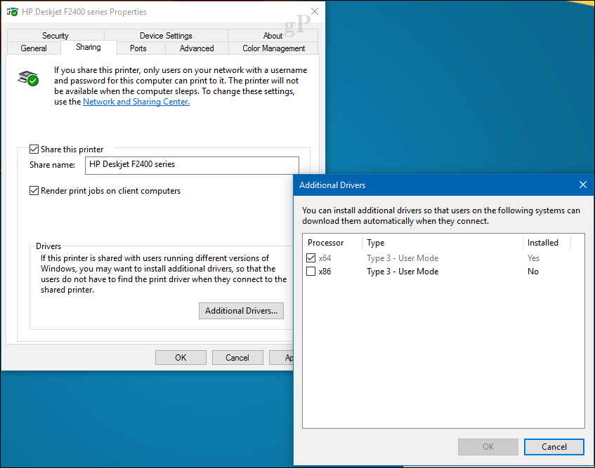 Kā koplietot printeri operētājsistēmā Windows 10