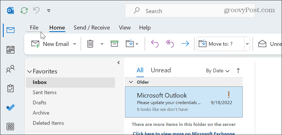 Drukājiet e-pastu no Outlook