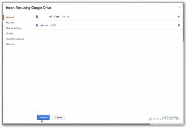 Kā Gmail pielikumus līdz 10 GB
