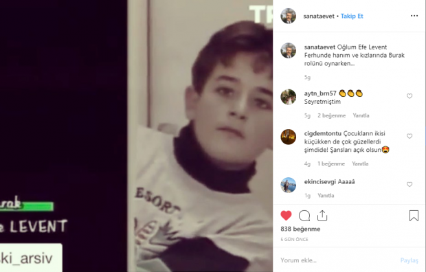 Tamer Levent Instagram konts