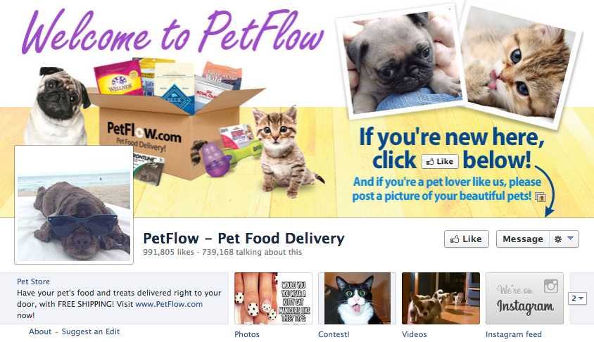 petflow facebook lapa
