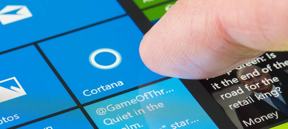 Kā pilnībā atspējot Cortana operētājsistēmā Windows 10