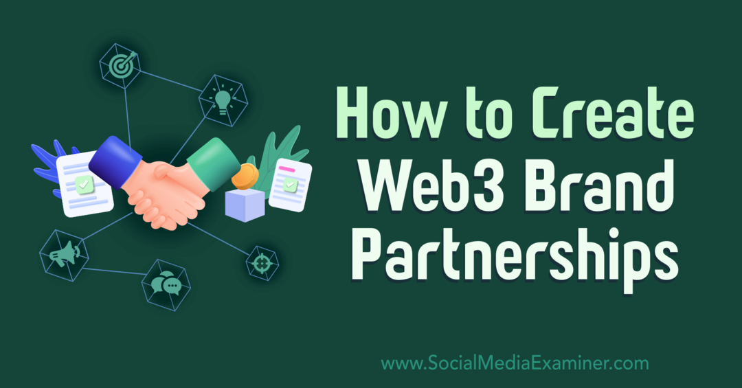Kā izveidot Web3 zīmola partnerības: sociālo mediju pārbaudītājs