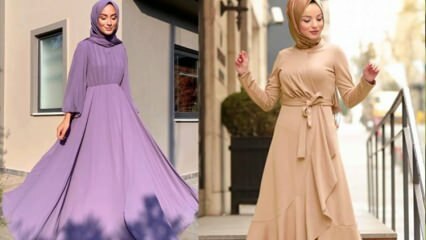 Kā apvienot vasaras hidžābu kleitas? 2020 kleitu modeļi